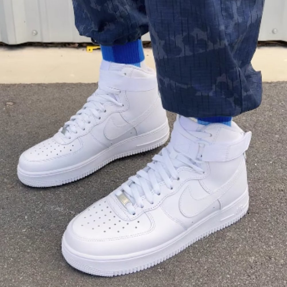 NIKE HIGH TOP AF1's retro sneakers - 8 women's - 6.5 men's